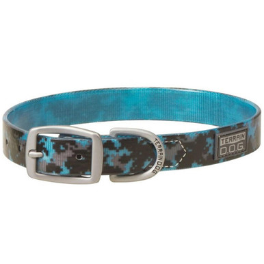 TERRAIN D.O.G. 07-3162-BL-21 1X21" Brahma Collar Camo Blue