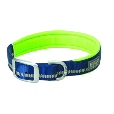 TERRAIN D.O.G. 07-0860-R16-15 3/4X15" Neoprene Lined Collar Navy/Lime