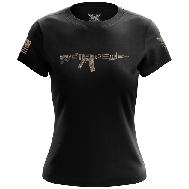 Realtree EDGE We The People AR-15 Women's Short Sleeve Shirt
