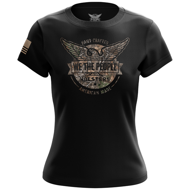Realtree EDGE We The People Holsters Logo Women's Short Sleeve Shirt