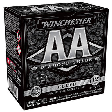 Winchester AA Diamond Grade 1250 Ammunition 12 Gauge 2-3/4" 1-1/8 oz #7-1/2 Shot Box of 25