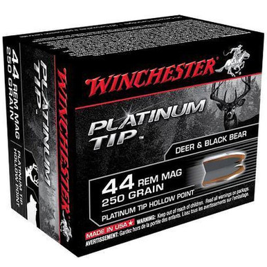Winchester .44 Mag 250GR Platinum Tip HP 20 Rounds