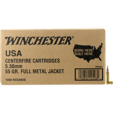 Winchester Lake City 5.56 NATO Ammo 55GR FMJ 1000 Rounds