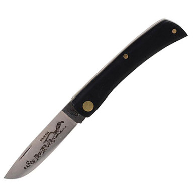 Case 00095 Sod Buster Pocket Knives Jet-Black JR Small 2.8" Blade