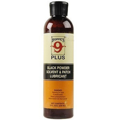 Hoppes Plus Black Powder Bore Cleaning Solvent Patch Lubricant 8oz, 999
