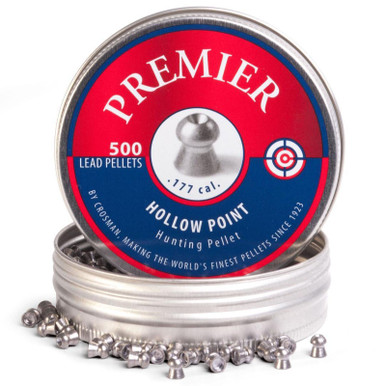 Crosman Legacy Hollow Point Pellets Lead .177 Caliber 500 Count LHP77