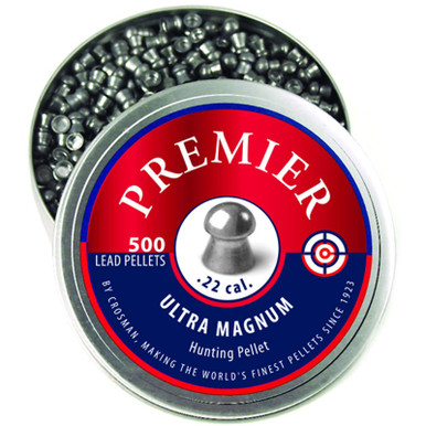 Crosman LDP22 Premier Airgun Pellets 22 Caliber 14.3 Grain Domed 500 Rounds