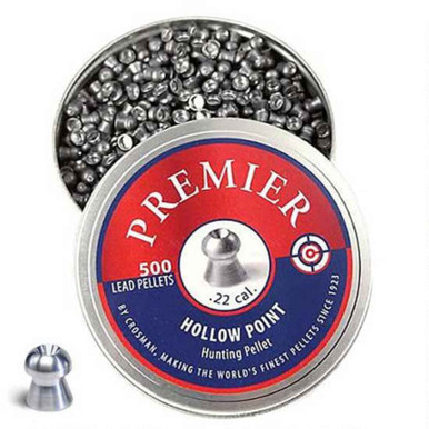 Crosman LHP22 Premier Airgun Pellets Hollow Point .22 Caliber