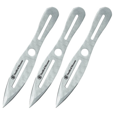 Smith & Wesson 10" Throwing Knives 2Cr13 Stainless Steel Pack of 3
