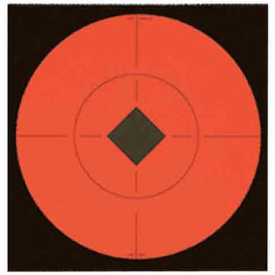 Birchwood Casey Self Adhesive 6in Target Spots Fluorescent Red, 33906