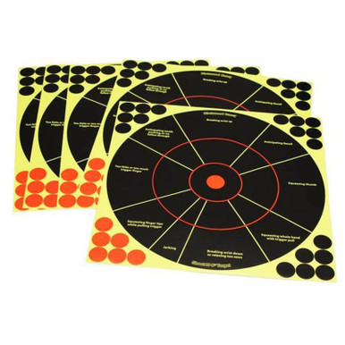 Birchwood Casey Shoot-N-C 12in Reactive Targets Pack of 5, 34032