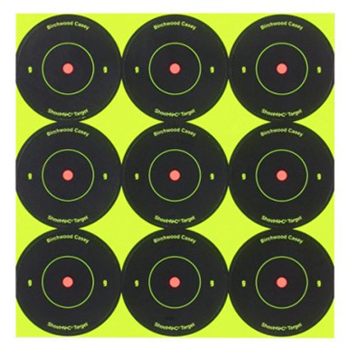 Birchwood Casey Shoot-N-C 2in Bullseye Targets Pack of 12, 34210