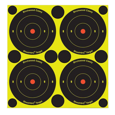 Birchwood Casey Shoot-N-C Paper 6" Bullseye Black 60 Pack 34550