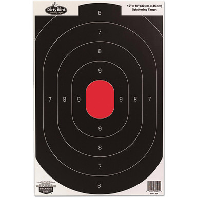 Birchwood Casey Dirty Bird Hanging Tagboard 12" x 18" Silhouette 8 Pk 35608