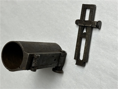 SPRINGFIELD 1903 REAR SIGHT COLLAR WITH BASE AND SCALE.