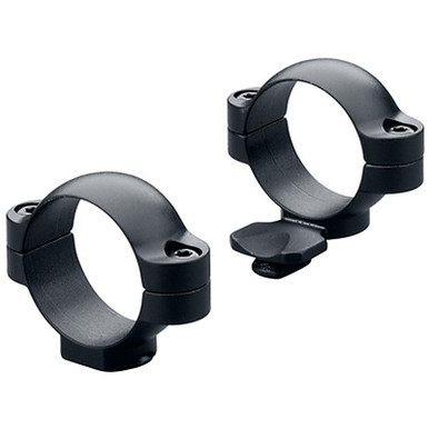 Leupold Ruger M77 Weaver Style Scope Rings 1" High Matt Black 49952