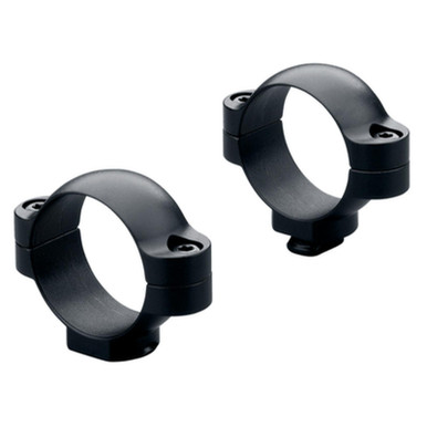 Leupold Standard 30mm Scope Rings Medium Matte Black, 49956
