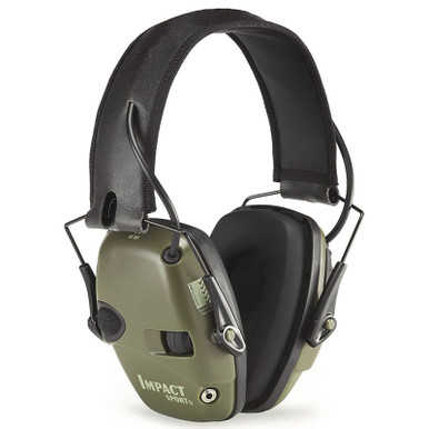 Howard Leight Impact Sport Electric Muffs NRR 22 Hunter Green , R-01526