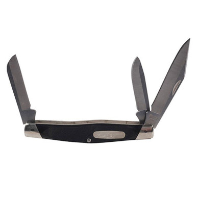 Buck 0301BKS-B Stockman Folding Knife 3-Blade 420HC Stainless Steel