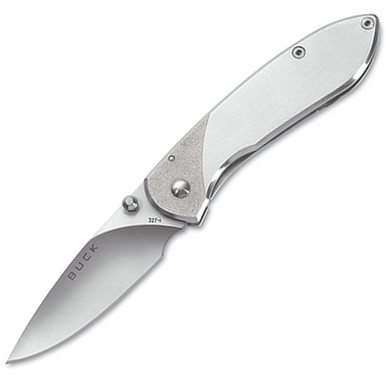 Buck 0327SSS-B Nobleman Folding Knife with Single Drop-point 2.63" Blade