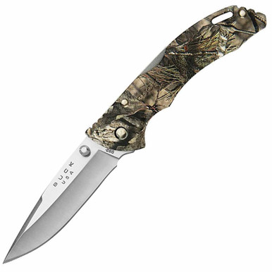 Buck Bantam BLW Folding Pocket 3.125" SS Blade Mossy Oak Country