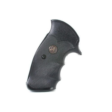 Pachmayr Gripper Professional Grips S&W K, L-Frame Square Butt Rubber Black