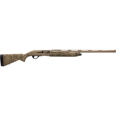 Winchester SX4 Super Hybrid Hunter Shotgun 12 Gauge 28" Barrel 3.5" Chamber, 4-Round Flat Dark Earth Synthetic Stock Mossy Oak Bottomlands Camo