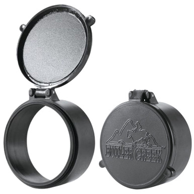 Butler Creek Flip-Open Scope Cover Objective Size 13 Polymer Black, 30130