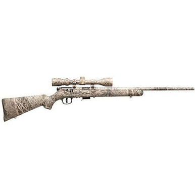 Savage 93 R17 XP Bolt Action Rimfire Rifle Package .17 HMR 22" Barrel 5 Rounds 3-9x40mm Scope Mossy Oak Brush Synthetic Stock