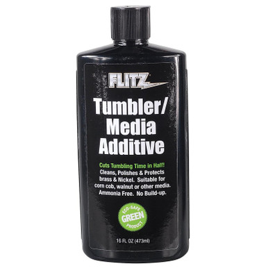 FLITZ 04806 BRASS POLISH-TUMBLER MEDIA ADDITIVE 16 OZ.