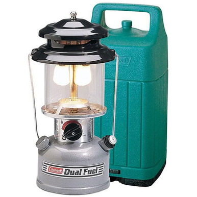 Coleman Premium Dual Fuel 861 Lumen Gas Lantern With Hard Carry Case