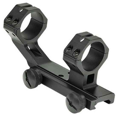 Weaver Thumb-Nut Tactical SPR 1in 1Pc Scope Mount Aluminum Blk Finish 48376