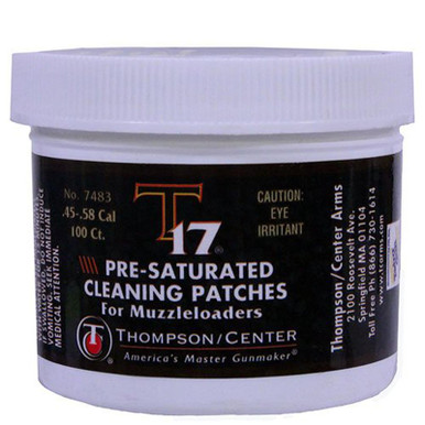 Thompson Center 31007483 T17 2 1/2" Pre-Sat Cleaning Patches, per 100