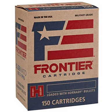 Hornady Frontier 223 Remington 55GR HP Match, 150 Rounds