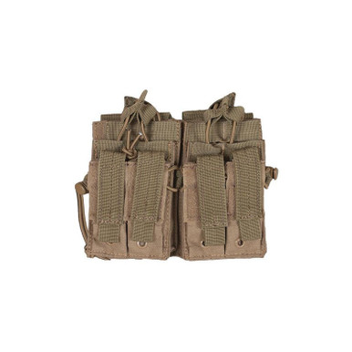 Fox Outdoor Products Tactical Quad Stack, Coyote
