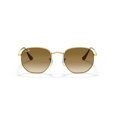 Ray-Ban Hexagonal Sunglasses – Arista Gold/Light Brown Gradient