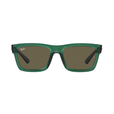 Ray-Ban Warren Transparent Green Frame & Brown Lenses Sunglasses
