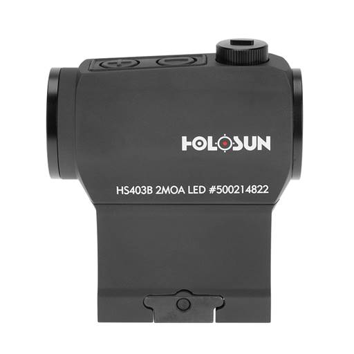 Holosun Technologies 403B Rifle Red Dot 2 MOA Button Control Shake Awake Night Vision Compatible- HS403B
