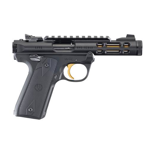 Ruger Mark IV 22/45 Lite 22LR Black 4.4" Threaded Barrel 10 Rounds- 43927