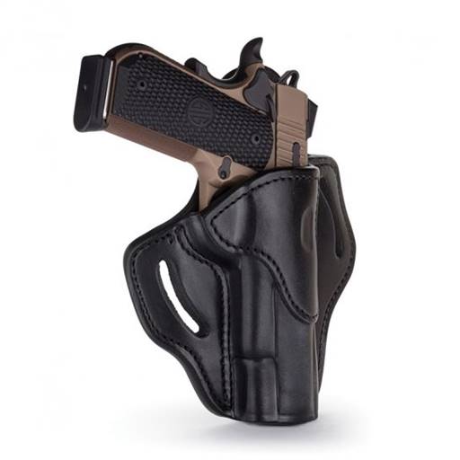 1791 Gunleather Belt Holster Stealth Black Right Hand Size 1 OWB- BH1-SBL-R
