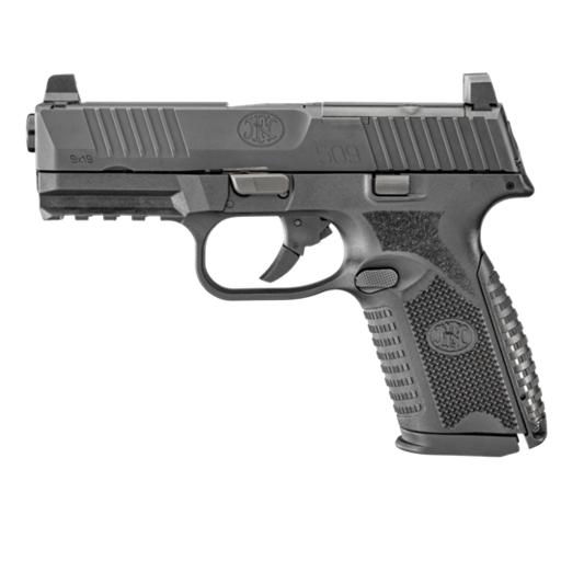 FN 509 Midsize MRD 509M 9mm Optic Cut Black 4" Barrel 15 Round- 66-100587