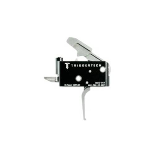 Triggertech AR-15 Adaptable Stainless Flat Trigger 2 Stage 2.5-5LB- AR0-TBS-25-NNF