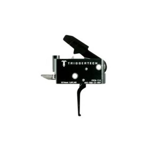 Triggertech AR-15 Adaptable Black Flat Trigger 2 Stage 2.5-5LB- AR0-TBB-25-NNF