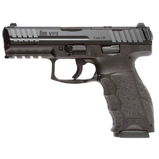 Heckler & Koch VP9 9mm Optic Ready 4.1" Barrel Black 17 Round- 81000483