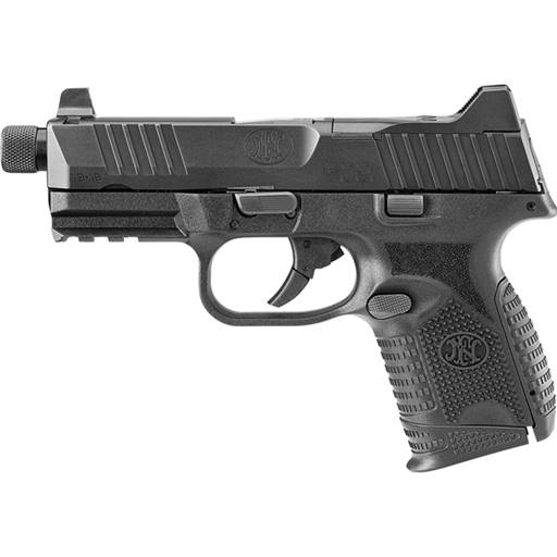 FN 509 Compact Tactical 509C 9mm Black Optic Cut Suppressor Height Night Sights4.32" Threaded Barrel 12,24 Rounds- 66-100782