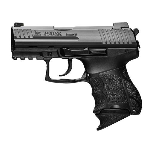 Heckler & Koch P30SK 9mm Optic Ready Safety and Decocker 3.2" Barrel Black 13 Round- 81000545