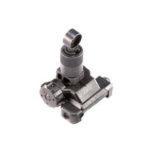 Knights Armament Company Micro Iron Sights Rear Folding Steel Black- 25650