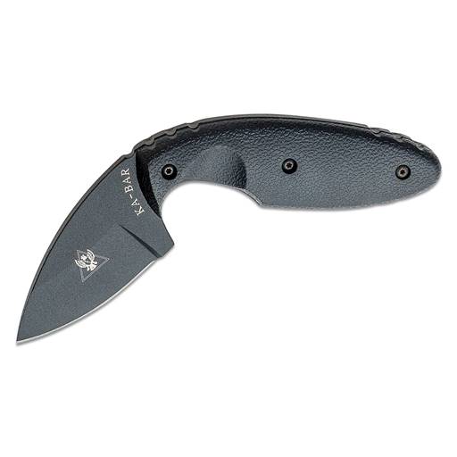 Ka-Bar Knives TDI Law Enforcement Knife 2.3" Drop Point Black Blade Black Grip- 1480
