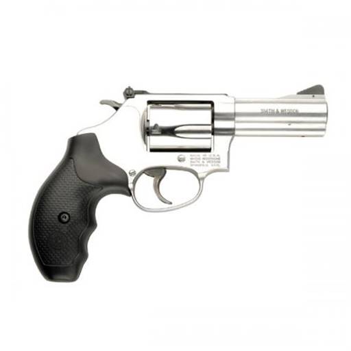 Smith & Wesson Model 60 357 Magnum Stainless Black Rubber Grip 3" Barrel- 162430