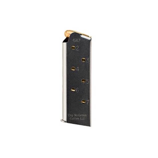 Chip Mccormick 1911 Magazine 45 ACP 7 Round Stainless- 14120